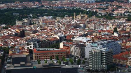 Vista aérea de Pamplona