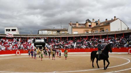 Imagen plaza de toros Corella durante un festejo.