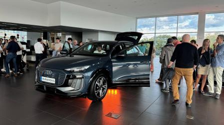 Presentación del nuevo Audi Q6 e-tron en el concesionario oficial Audi Iruñamóvil