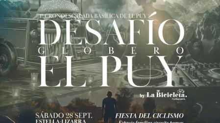 Cartel del desafío 'globero' de este sábado en Estella