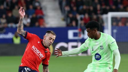 Fotos del Osasuna 4-2 Barcelona de la jornada 8./