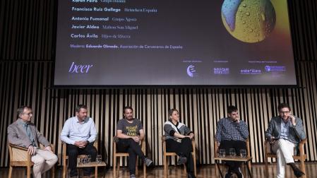Participantes en la mesa redonda sobre la 'Innovación y la cerveza en la gastronomía', desarrollada en el Basque Culinary Center de San Sebastián