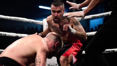 Fotos de los combates del Iruña Warriors en Anaitasuna.