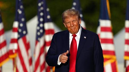 Donald Trump, en su regreso al lugar donde sufrió el atentado