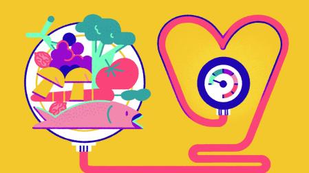 Se trata de un régimen hiposódico -esto es, bajo en sodio- muy rico en frutas, verduras y cereales integrales