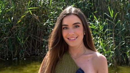 Ángela Agudo, en una imagen compartida por su familia