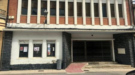 Imagen del antiguo Cine Lux de Fustiñana, que se convertirá en un centro sociocultural