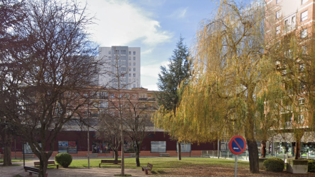Plaza de los Sauces, en Barañáin