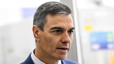 Pedro Sánchez, este viernes en Lovaina (Bélgica)