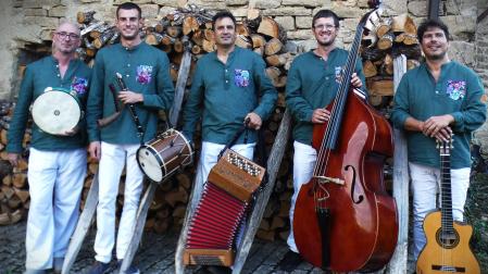 Desde la izquierda, Salva Tarazona, Igor Martínez, Íñigo Aguerri, Xanti Echeverría y Jorge Sánchez