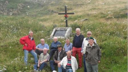 Veteranos de Montaña y supervivientes, en un homenaje reciente