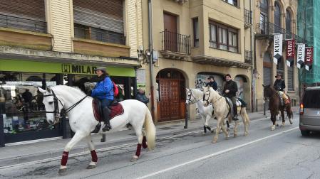Los caballistas volverán a recorrer las calles tras la concentración prevista para el domingo de las ferias
