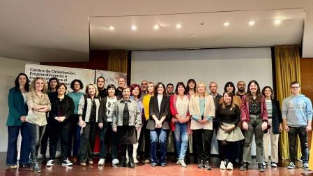 La jornada ha reunido en Olite a diversos agentes del ámbito del emprendimiento en Navarra.