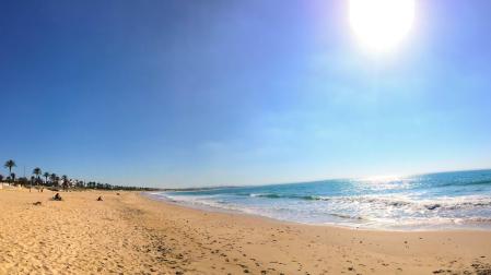 La playa de La Barrosa
