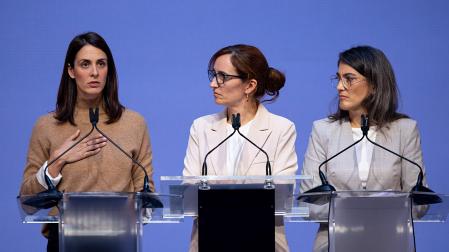 Rueda de Prensa de Rita Maestre, Manuela Bergero y Mónica García