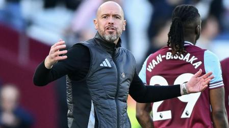 El técnicol alemán del Manchester United dirige el que ha sido su último encuentro al frente del equipo contra el West Ham United
