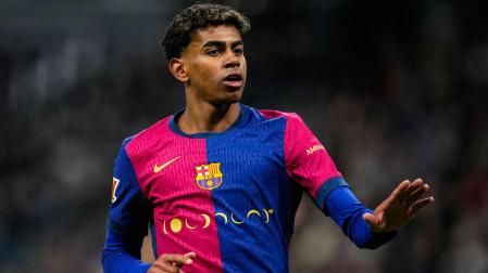 Lamine Yamal fue uno de los futbolistas del Barcelona que sufrió gestos e insultos racistas durante la disputa del Clásico en el Santiago Bernabéu