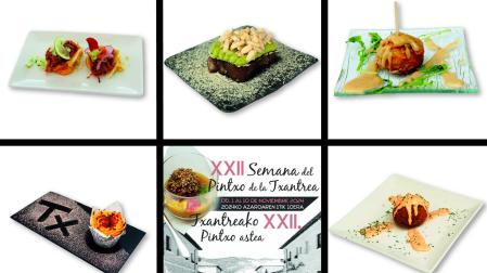 Cartel anunciador de la 22 edición de la Semana del Pintxo de la Txantrea