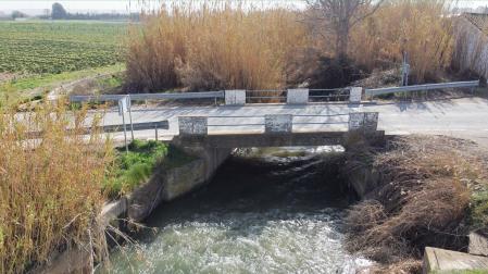El río Huecha a su paso por Cortes