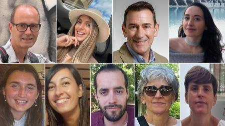 Óscar Orzanco, Marta García, Pablo Roncal, Marta Eguíllor, Laila Arizcuren, Jessica García, Alejandro Fernández, Concha Ochoa y Patricia Pérez