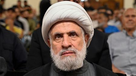 Naim Qassem, secretario general de Hezbolá