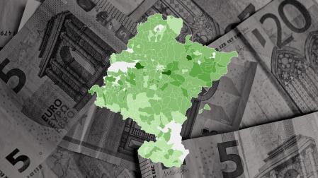 Pincha en el gráfico de la parte inferior para ver los datos de cada sección