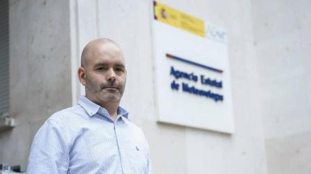 Rubén del Campo (Lodosa, Navarra, 46 años), portavoz de la AEMET