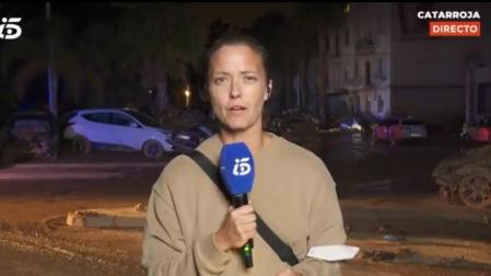 María Casado, en su conexión desde Catarroja