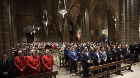Fotos de la eucaristía por las víctimas de la DANA en la Catedral de Pamplona.