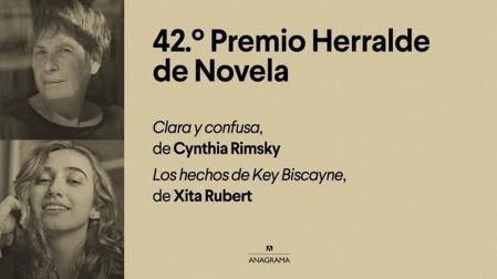 Anagrama ha dado conocer este lunes la resolución de la 42ª edición del Premio Herralde de novela,