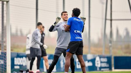 Fotos del entrenamiento de Osasuna este miércoles, 6 de noviembre /