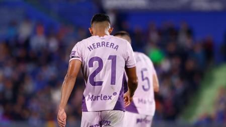 Yangel Herrera durante el partido contra el Getafe
