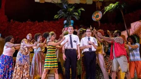 Una escena del musical 'The Book of Mormon'