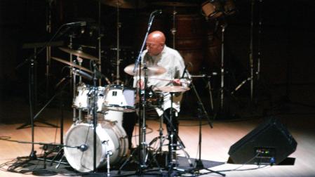 El baterista de jazz Roy Hines, en 2007