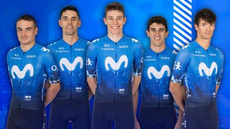 Los ciclistas de Movistar Carlos Canal, Jon Barrenetxea, Iván Romeo, Pelayo Sánchez y Javier Romo han renovado sus contratos hasta 2028