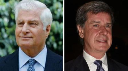 El duque de Alba, Carlos Fitz-James Stuart, y su hermano Cayetano Martínez de Irujo