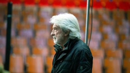 Benito Letxundi, este miércoles en el Frontón Jai Alai de Gernika
