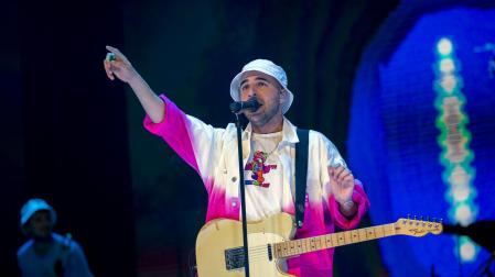 Nil Moliner, en su concierto del Navarra Arena de 2022.