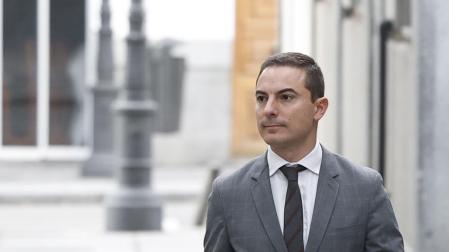 El ex secretario general del PSOE de Madrid, Juan Lobato, llega este viernes a prestar declaración como testigo ante el juez del Supremo Ángel Hurtado en la causa abierta contra el fiscal general del Estado