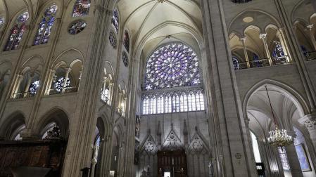 Notre Dame, tras las obras de reconstrucción después del incendio de 2019.