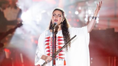Nai Barghouti en concierto por Palestina, hoy en Baluarte.