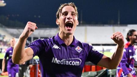 Imagen de Edoardo Bove colgada en las redes por la Fiorentina para mandar ánimos al futbolista /