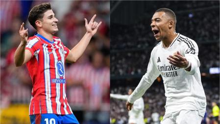 Julián Álvarez y Mbappé