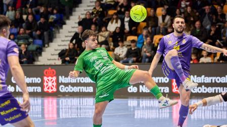 Imagen de un momento del partido entre el Xota y el Jaén Paraíso