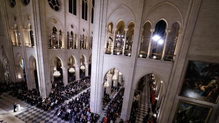 Fotos de la reinauguración de Notre Dame. /