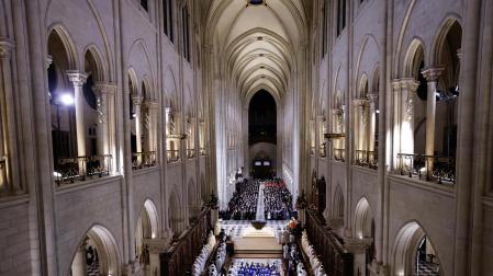 Fotos de la reinauguración de Notre Dame. /