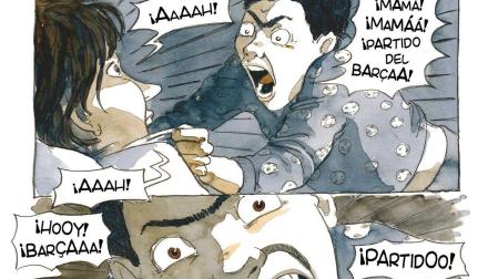 Una de las páginas del cómic 'Todas las mañanas'