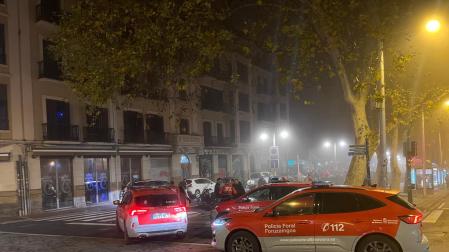 Patrullas de Policía Foral movilizadas para la actuación