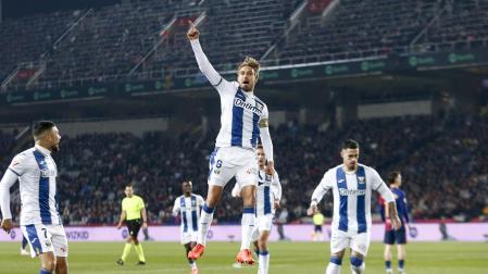 Sergio González celebra su gol