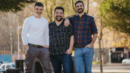 De izquierda a derecha: Eloy Moreno, Jesús Arenas e Ignacio Juárez